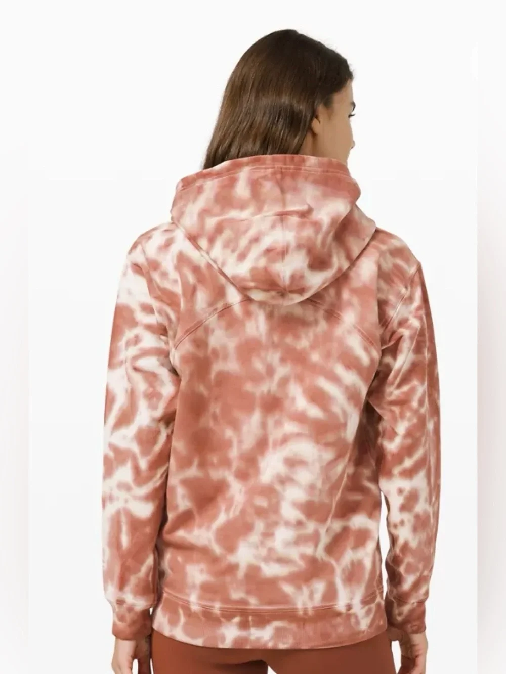 Lululemon All Yours Hoodie Tie Dye Fleece Sweatshirt size 4
